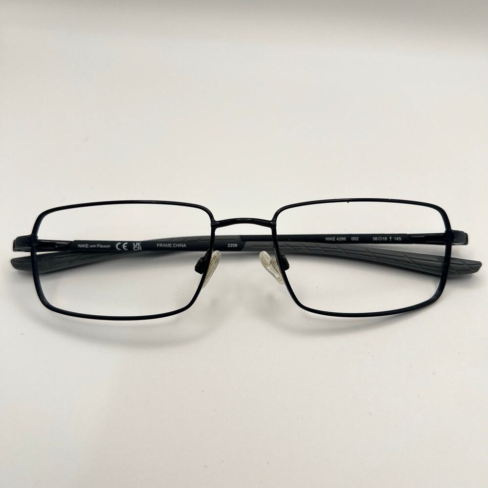 Nike 4286 002 With Flexon Eyeglasses Frames Only Black 56-18-145 - Picture 3 of 10